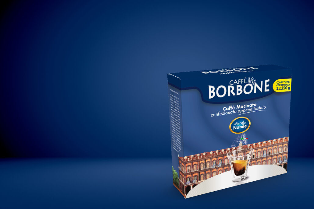 Caffe Borbone 50 Single Served Espresso Coffee Pods, Blue Blend with  Refined Taste, Powerful Character and Intense Aroma, Roasted and Freshly  Packaged